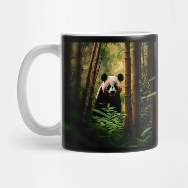 Bamboo Panda by GhoneamArt
